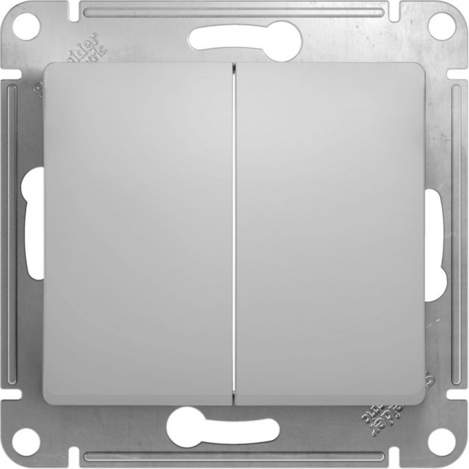 2-клавишный выключатель SCHNEIDER ELECTRIC GLOSSA, сх.5, 10АХ, механизм, АЛЮМИНИЙ GSL000351 2-клавишный выключатель SCHNEIDER ELECTRIC GLOSSA, сх.5, 10АХ, механизм, АЛЮМИНИЙ GSL000351
