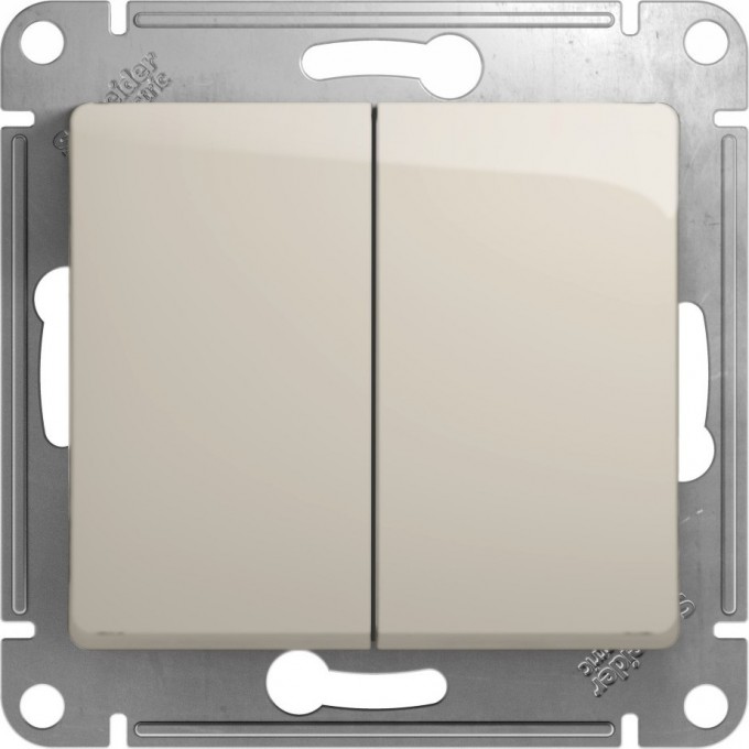 2-клавишный выключатель SCHNEIDER ELECTRIC GLOSSA, сх.5, 10AX, механизм, МОЛОЧНЫЙ GSL000951 2-клавишный выключатель SCHNEIDER ELECTRIC GLOSSA, сх.5, 10AX, механизм, МОЛОЧНЫЙ GSL000951