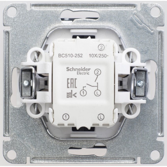 2-клавишный выключатель SCHNEIDER ELECTRIC W59, 10АХ, механизм, ЧЕРНЫЙ БАРХАТ VS510-252-6-86 2-клавишный выключатель SCHNEIDER ELECTRIC W59, 10АХ, механизм, ЧЕРНЫЙ БАРХАТ VS510-252-6-86