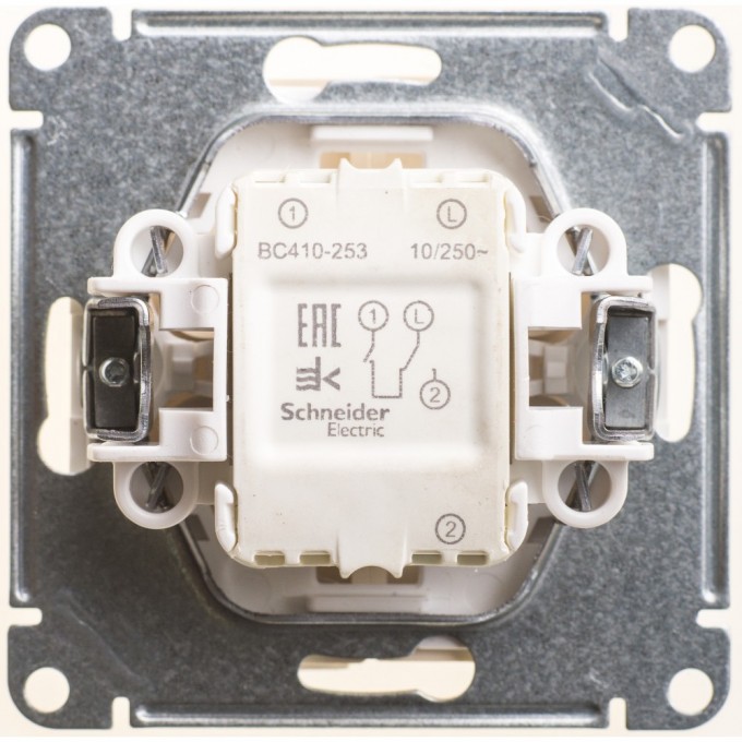 2-клавишный выключатель SCHNEIDER ELECTRIC W59 с механической блокировкой для жалюзи, 10АХ, механизм, СЛОНОВАЯ КОСТЬ VS410-253-2-86 2-клавишный выключатель SCHNEIDER ELECTRIC W59 с механической блокировкой для жалюзи, 10АХ, механизм, СЛОНОВАЯ КОСТЬ VS410-253-2-86