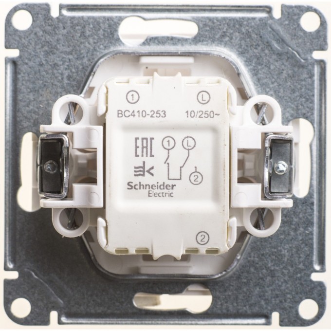 2-клавишный выключатель SCHNEIDER ELECTRIC W59 с механической блокировкой для жалюзи,10АХ, механизм, БЕЛЫЙ VS410-253-1-86 2-клавишный выключатель SCHNEIDER ELECTRIC W59 с механической блокировкой для жалюзи,10АХ, механизм, БЕЛЫЙ VS410-253-1-86