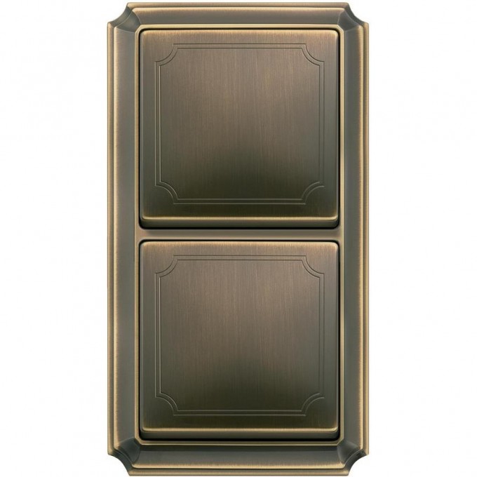 2-постовая рамка SCHNEIDER ELECTRIC MERTEN ANTIQUE, АНТИЧНАЯ ЛАТУНЬ, SD MTN483243 2-постовая рамка SCHNEIDER ELECTRIC MERTEN ANTIQUE, АНТИЧНАЯ ЛАТУНЬ, SD MTN483243