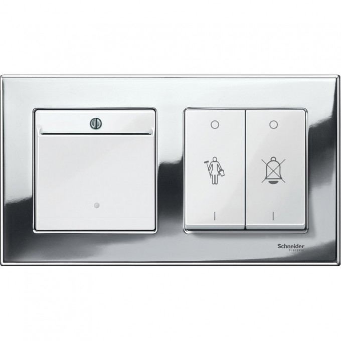 2-постовая рамка SCHNEIDER ELECTRIC MERTEN M-ELEGANCE металлическая, ХРОМ, SM MTN403239 2-постовая рамка SCHNEIDER ELECTRIC MERTEN M-ELEGANCE металлическая, ХРОМ, SM MTN403239