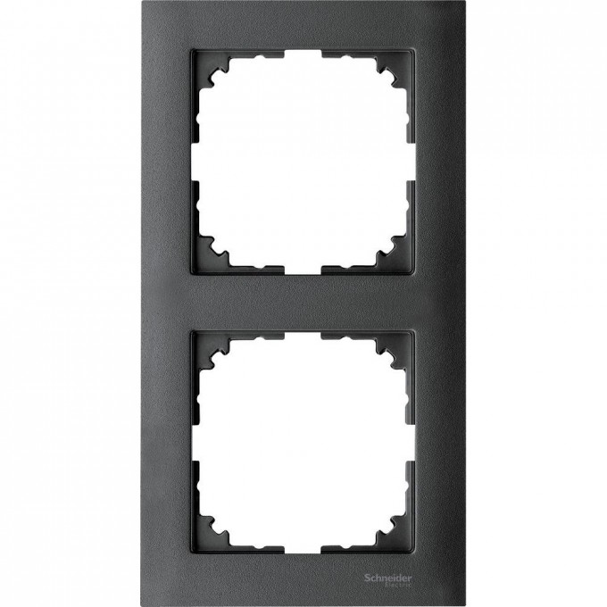 2-постовая рамка SCHNEIDER ELECTRIC MERTEN M-PURE, АНТРАЦИТ, SM MTN4020-3614 2-постовая рамка SCHNEIDER ELECTRIC MERTEN M-PURE, АНТРАЦИТ, SM MTN4020-3614