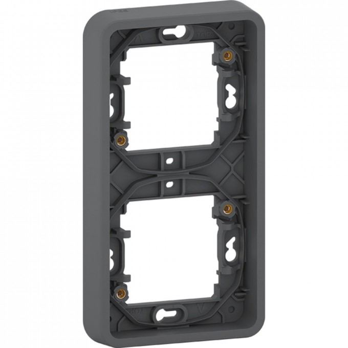 2-постовая рамка SCHNEIDER ELECTRIC MUREVA S вертикальная, АНТРАЦИТ, IP55 MUR34151 2-постовая рамка SCHNEIDER ELECTRIC MUREVA S вертикальная, АНТРАЦИТ, IP55 MUR34151