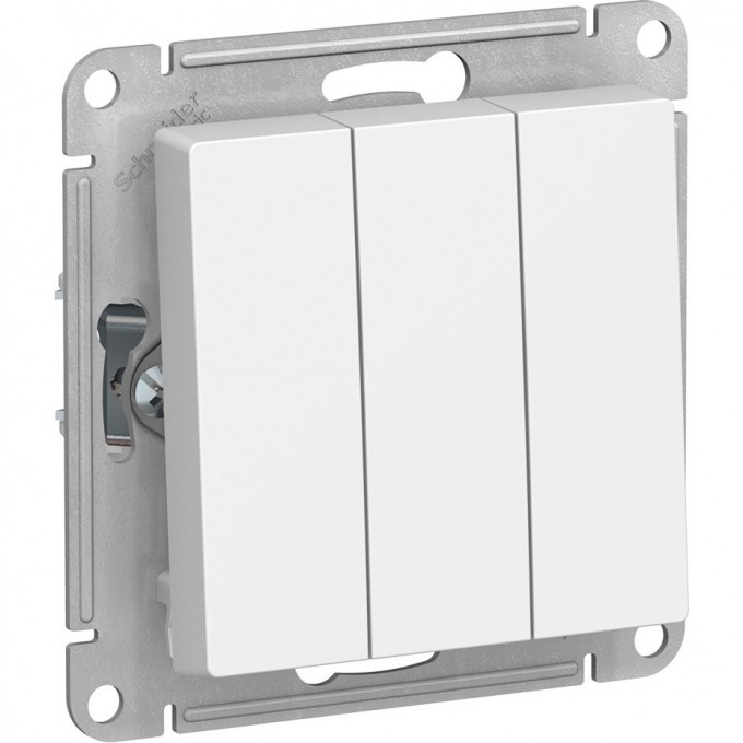 3-клавишный выключатель SCHNEIDER ELECTRIC ATLASDESIGN, БЕЛЫЙ ATN000131 3-клавишный выключатель SCHNEIDER ELECTRIC ATLASDESIGN, БЕЛЫЙ ATN000131