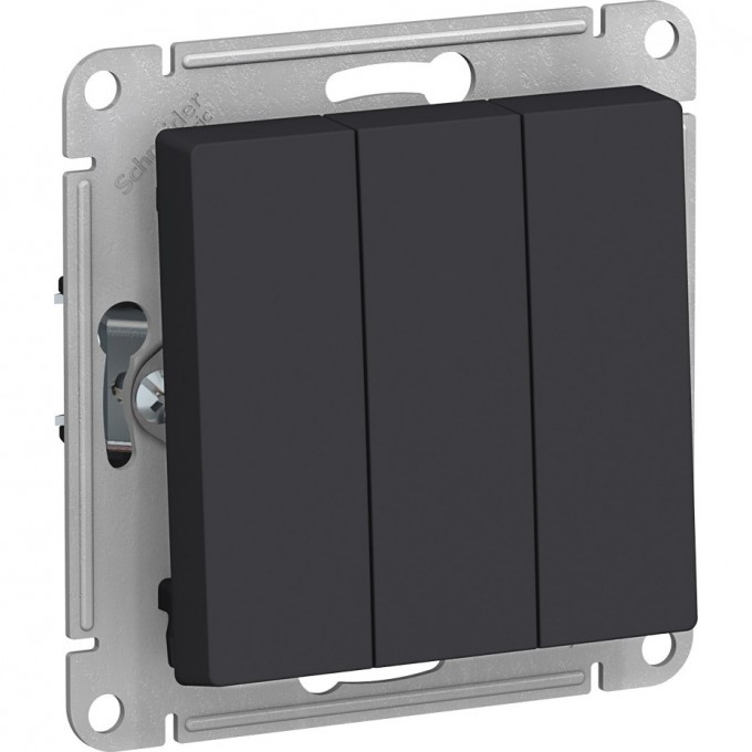3-клавишный выключатель SCHNEIDER ELECTRIC ATLASDESIGN, КАРБОН ATN001031 3-клавишный выключатель SCHNEIDER ELECTRIC ATLASDESIGN, КАРБОН ATN001031