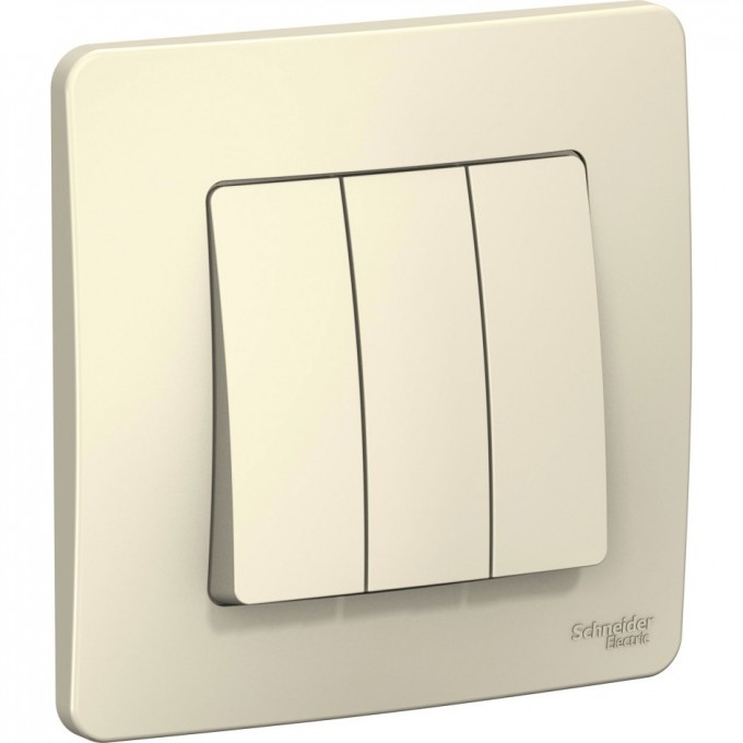 3-клавишный выключатель SCHNEIDER ELECTRIC BLANCA (cх.1+1+1), 10А, 250B, МОЛОЧНЫЙ BLNVS100502 3-клавишный выключатель SCHNEIDER ELECTRIC BLANCA (cх.1+1+1), 10А, 250B, МОЛОЧНЫЙ BLNVS100502