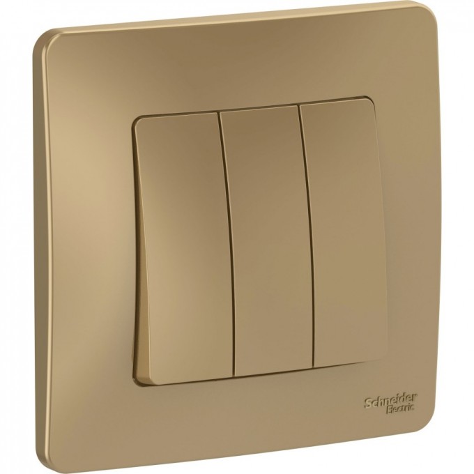 3-клавишный выключатель SCHNEIDER ELECTRIC BLANCA (cх.1+1+1), 10А, 250B, ТИТАН BLNVS100504 3-клавишный выключатель SCHNEIDER ELECTRIC BLANCA (cх.1+1+1), 10А, 250B, ТИТАН BLNVS100504