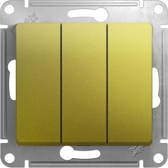 3-клавишный выключатель SCHNEIDER ELECTRIC GLOSSA, сх.1+1+1, 10АХ, механизм, ФИСТАШКОВЫЙ GSL001031 3-клавишный выключатель SCHNEIDER ELECTRIC GLOSSA, сх.1+1+1, 10АХ, механизм, ФИСТАШКОВЫЙ GSL001031