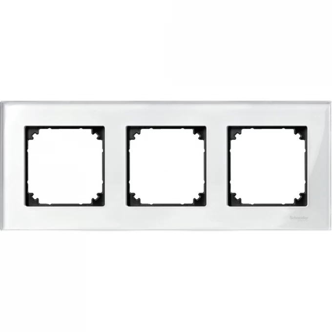 3-постовая рамка SCHNEIDER ELECTRIC MERTEN M-ELEGANCE стеклянная, БРИЛЛИАНТ, SM MTN404319 3-постовая рамка SCHNEIDER ELECTRIC MERTEN M-ELEGANCE стеклянная, БРИЛЛИАНТ, SM MTN404319