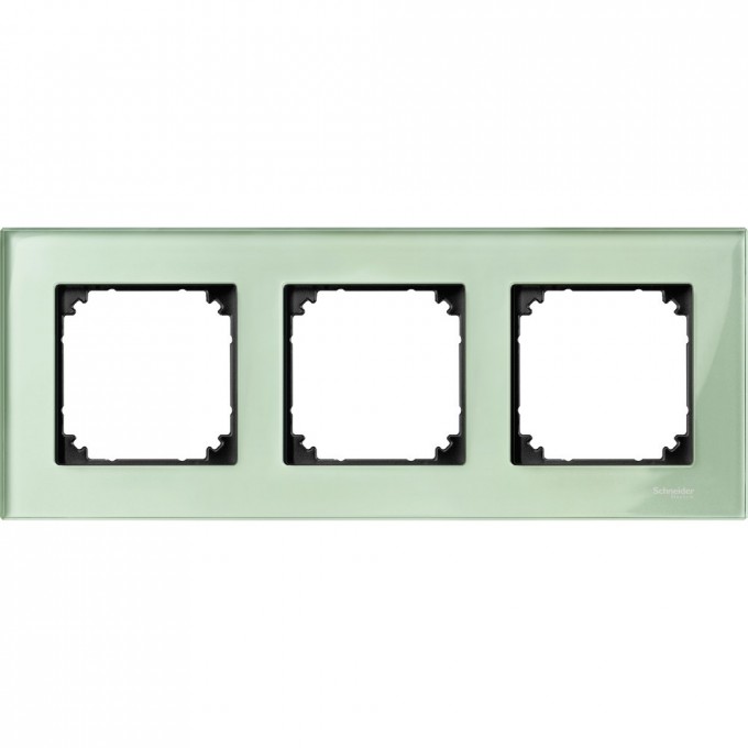 3-постовая рамка SCHNEIDER ELECTRIC MERTEN M-ELEGANCE стеклянная, ИЗУМРУД, SM MTN404304 3-постовая рамка SCHNEIDER ELECTRIC MERTEN M-ELEGANCE стеклянная, ИЗУМРУД, SM MTN404304