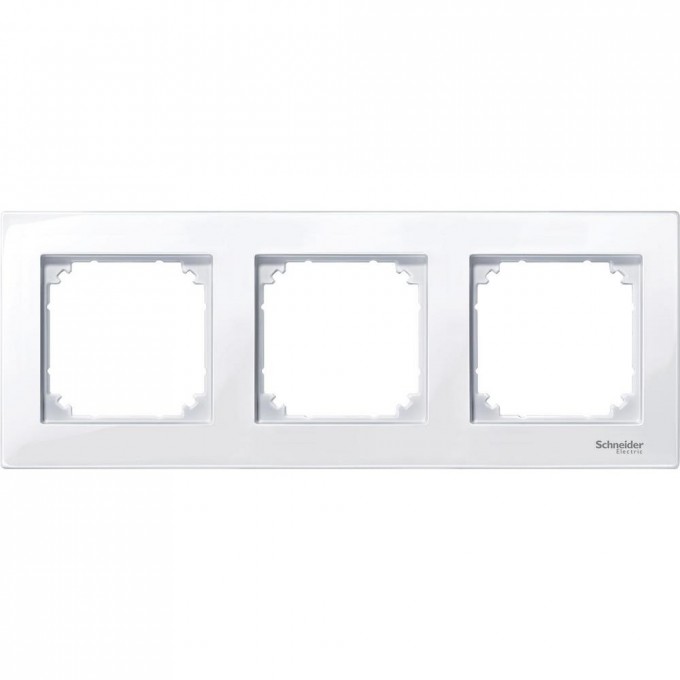3-постовая рамка SCHNEIDER ELECTRIC MERTEN M-PLAN, АКТИВНЫЙ БЕЛЫЙ, SM MTN515325 3-постовая рамка SCHNEIDER ELECTRIC MERTEN M-PLAN, АКТИВНЫЙ БЕЛЫЙ, SM MTN515325