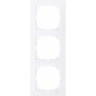 3-постовая рамка SCHNEIDER ELECTRIC MERTEN M-PURE, АКТИВНЫЙ БЕЛЫЙ, SM MTN4030-3625
