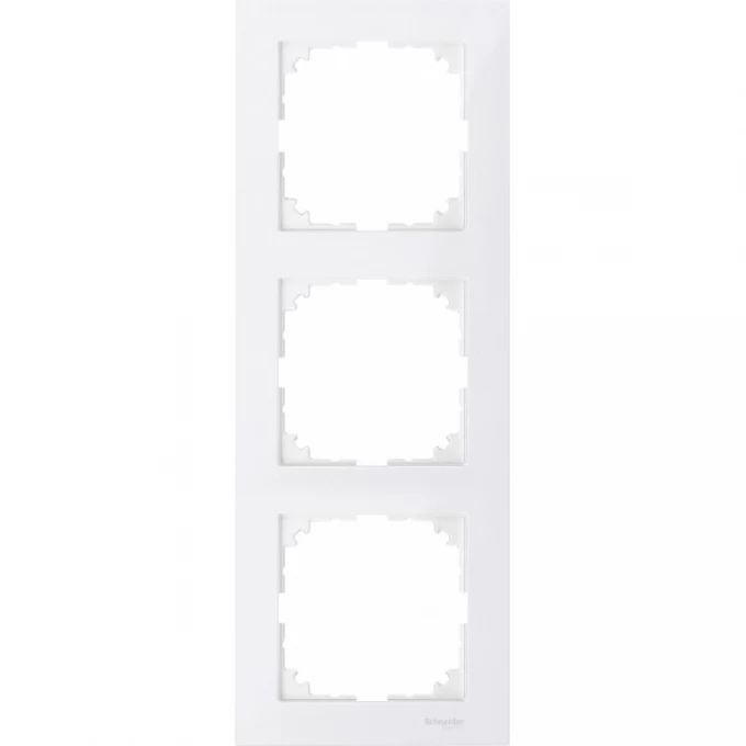 3-постовая рамка SCHNEIDER ELECTRIC MERTEN M-PURE, ПОЛ.БЕЛЫЙ, SM MTN4030-3619 3-постовая рамка SCHNEIDER ELECTRIC MERTEN M-PURE, ПОЛ.БЕЛЫЙ, SM MTN4030-3619