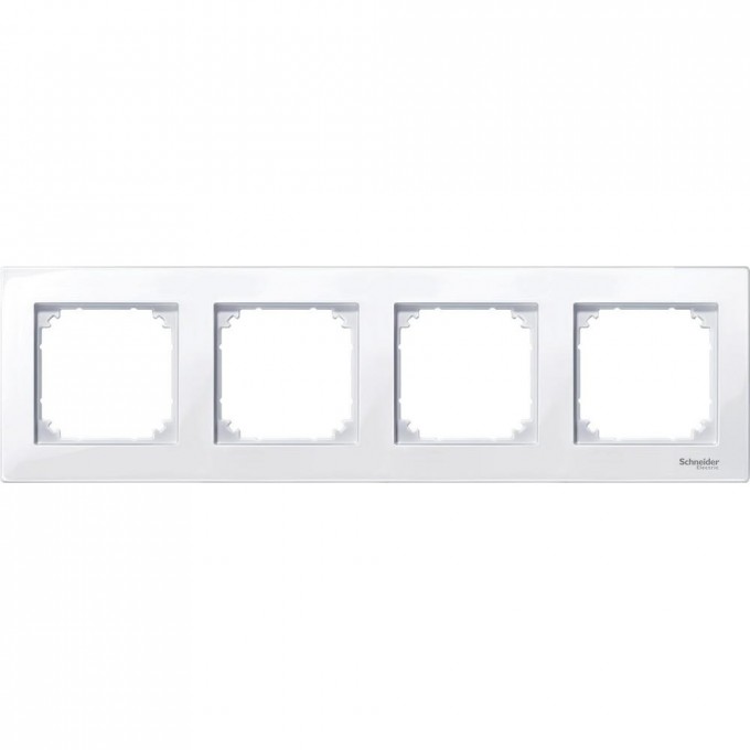4-постовая рамка SCHNEIDER ELECTRIC MERTEN M-PLAN, АКТИВНЫЙ БЕЛЫЙ, SM MTN515425 4-постовая рамка SCHNEIDER ELECTRIC MERTEN M-PLAN, АКТИВНЫЙ БЕЛЫЙ, SM MTN515425