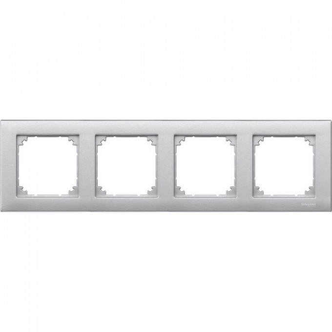 4-постовая рамка SCHNEIDER ELECTRIC MERTEN M-PLAN, АЛЮМИНИЙ SM MTN486460 4-постовая рамка SCHNEIDER ELECTRIC MERTEN M-PLAN, АЛЮМИНИЙ SM MTN486460
