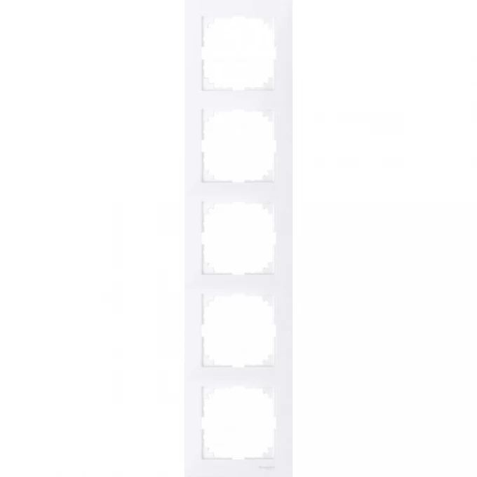 5-постовая рамка SCHNEIDER ELECTRIC MERTEN M-PURE, АКТИВНЫЙ БЕЛЫЙ, SM MTN4050-3625 5-постовая рамка SCHNEIDER ELECTRIC MERTEN M-PURE, АКТИВНЫЙ БЕЛЫЙ, SM MTN4050-3625