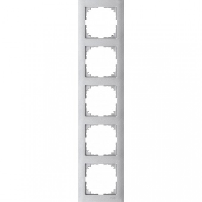 5-постовая рамка SCHNEIDER ELECTRIC MERTEN M-PURE, АЛЮМИНИЙ, SM MTN4050-3660 5-постовая рамка SCHNEIDER ELECTRIC MERTEN M-PURE, АЛЮМИНИЙ, SM MTN4050-3660