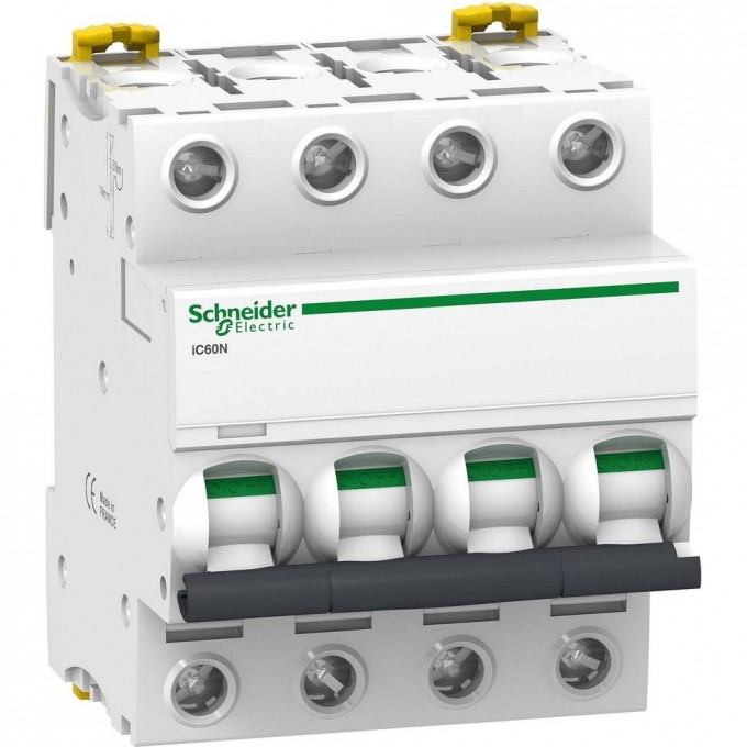 Автоматический выключатель SCHNEIDER ELECTRIC ACTI 9 iC60N 4П 13A C A9F74413 Автоматический выключатель SCHNEIDER ELECTRIC ACTI 9 iC60N 4П 13A C A9F74413