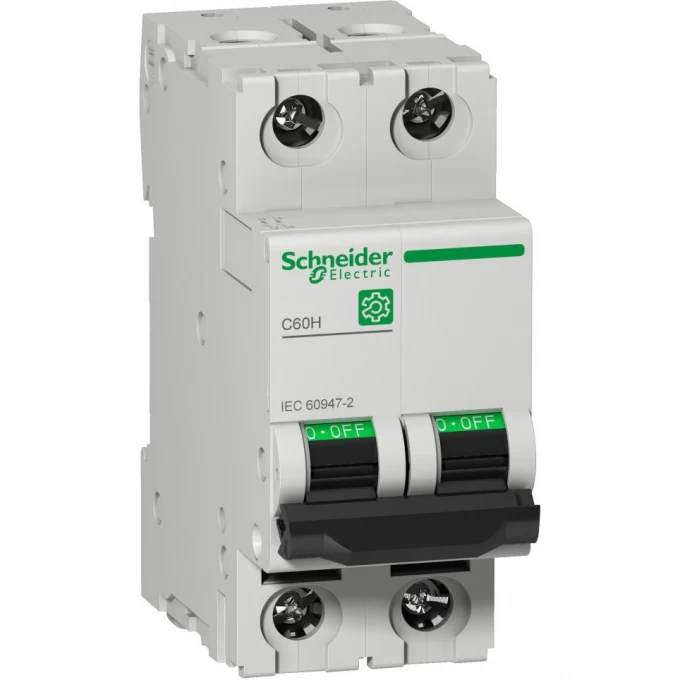 Автоматический выключатель SCHNEIDER ELECTRIC MULTI 9 C60H 2П 2A C M9F14202 Автоматический выключатель SCHNEIDER ELECTRIC MULTI 9 C60H 2П 2A C M9F14202
