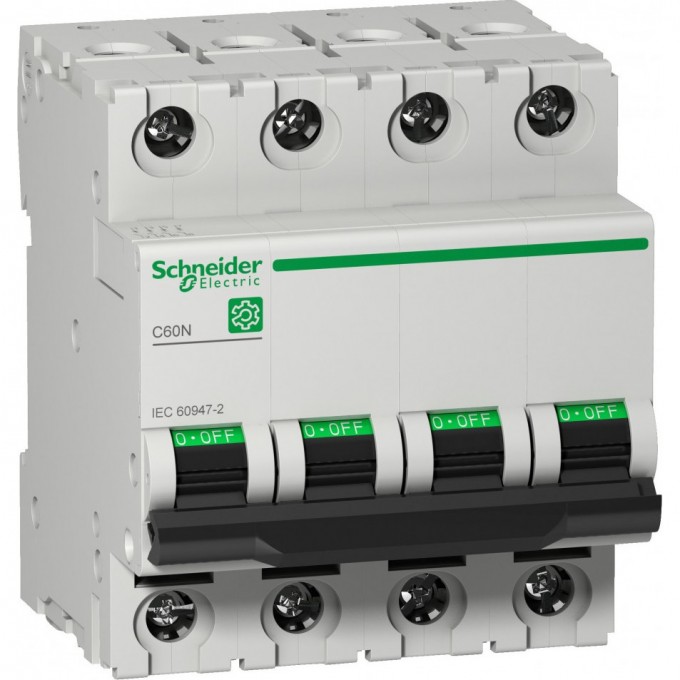 Автоматический выключатель SCHNEIDER ELECTRIC MULTI 9 C60N 4П 6A C M9F11406 Автоматический выключатель SCHNEIDER ELECTRIC MULTI 9 C60N 4П 6A C M9F11406