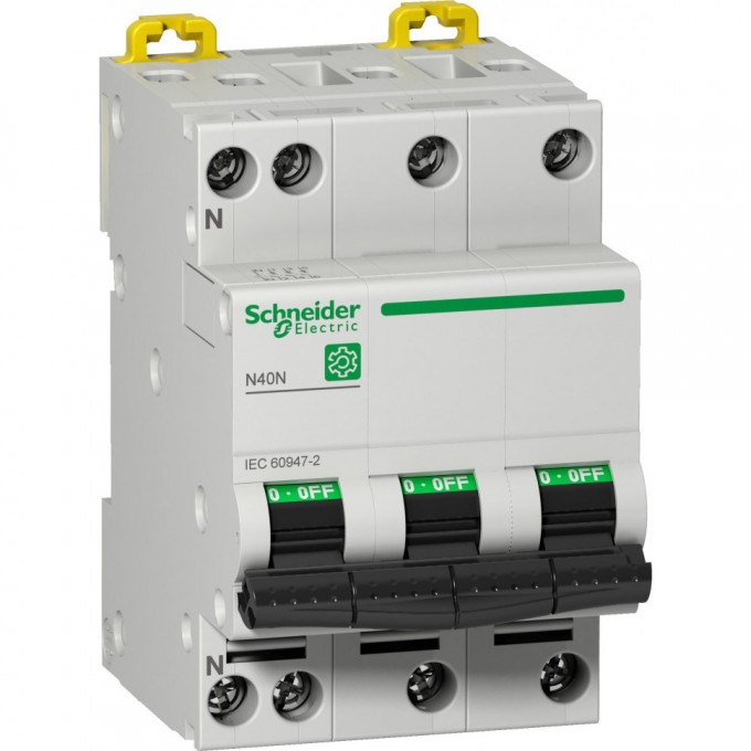 Автоматический выключатель SCHNEIDER ELECTRIC MULTI 9 N40N 3П+Н 10kA 16А С M9P22716 Автоматический выключатель SCHNEIDER ELECTRIC MULTI 9 N40N 3П+Н 10kA 16А С M9P22716