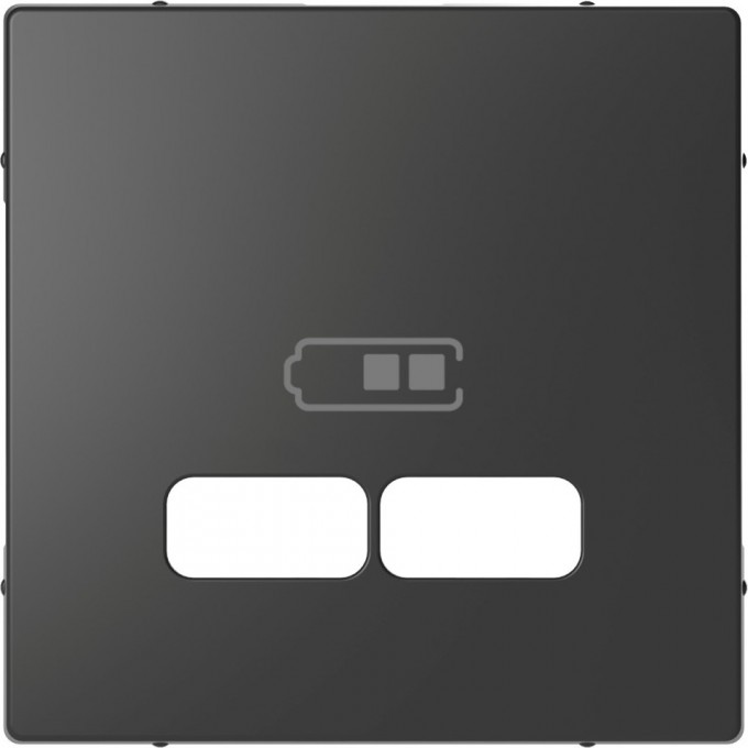 Центральная накладка SCHNEIDER ELECTRIC MERTEN D-LIFE для USB механизма 2,1А, АНТРАЦИТ MTN4367-6034 Центральная накладка SCHNEIDER ELECTRIC MERTEN D-LIFE для USB механизма 2,1А, АНТРАЦИТ MTN4367-6034