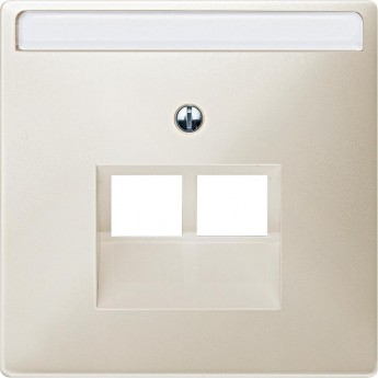 Центральная плата SCHNEIDER ELECTRIC MERTEN для механизма розетки UAE, 2 поста, БЕЖЕВЫЙ, SD
