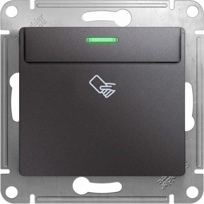 Карточный выключатель SCHNEIDER ELECTRIC GLOSSA,10AX, механизм, ГРАФИТ GSL001369 Карточный выключатель SCHNEIDER ELECTRIC GLOSSA,10AX, механизм, ГРАФИТ GSL001369