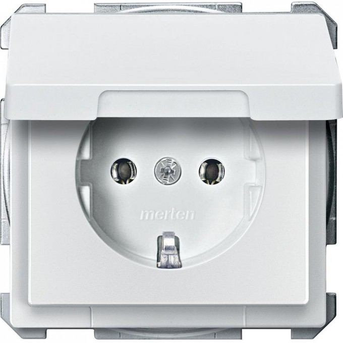 Механизм розетки SCHNEIDER ELECTRIC MERTEN с крышкой с з/к, ПОЛ.БЕЛЫЙ, QF SD MTN2311-4019 Механизм розетки SCHNEIDER ELECTRIC MERTEN с крышкой с з/к, ПОЛ.БЕЛЫЙ, QF SD MTN2311-4019