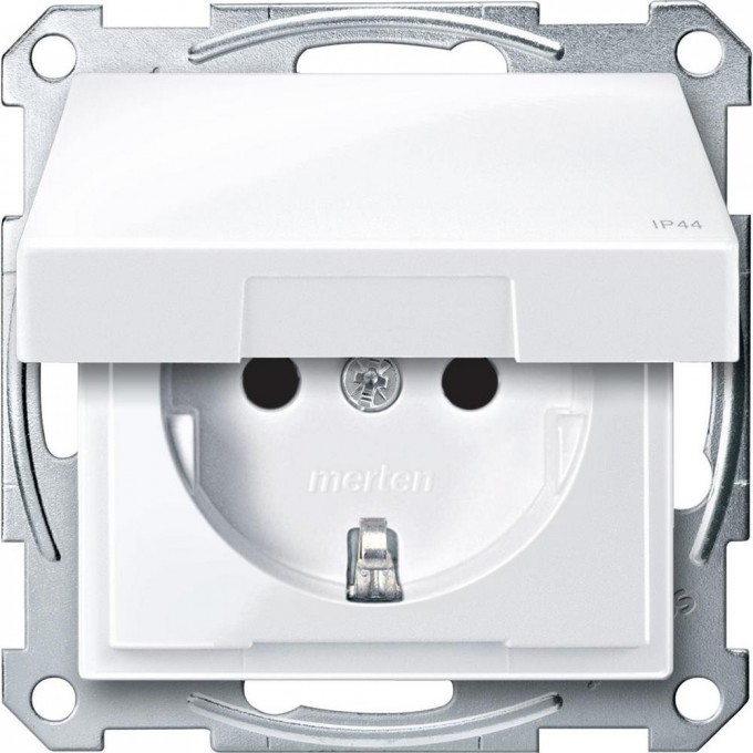 Механизм розетки SCHNEIDER ELECTRIC MERTEN с крышкой з/шт IP44, АКТИВНЫЙ БЕЛЫЙ, QF SM MTN2314-0325 Механизм розетки SCHNEIDER ELECTRIC MERTEN с крышкой з/шт IP44, АКТИВНЫЙ БЕЛЫЙ, QF SM MTN2314-0325