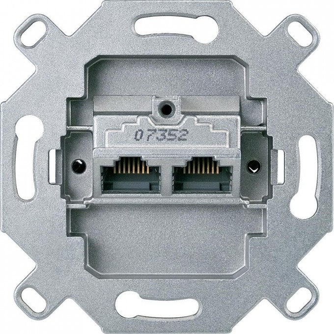 Механизм SCHNEIDER ELECTRIC MERTEN RJ45 X2 8/8 кат. 6 MTN465706 Механизм SCHNEIDER ELECTRIC MERTEN RJ45 X2 8/8 кат. 6 MTN465706