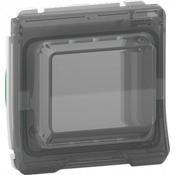 Накладка с крышкой SCHNEIDER ELECTRIC MUREVA S для механизмов Unica, БЕЛЫЙ, IP55