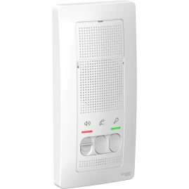 Переговорное устройство (домофон) SCHNEIDER ELECTRIC BLANCA, с настенным монтажом, 4,5В, белый