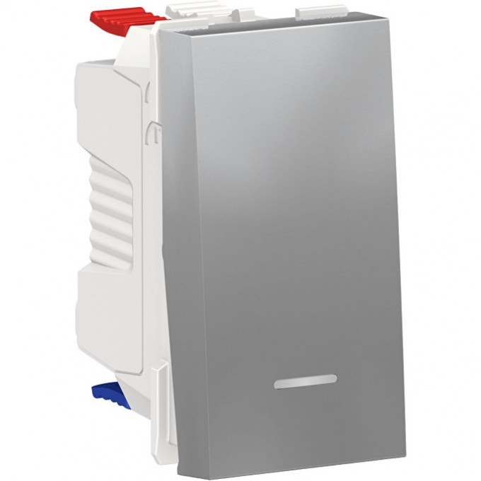 Переключатель 1-клавишный SCHNEIDER ELECTRIC UNICA MODULAR, с нейтралью, сх.6а, 1 модуль, алюминий NU310330S Переключатель 1-клавишный SCHNEIDER ELECTRIC UNICA MODULAR, с нейтралью, сх.6а, 1 модуль, алюминий NU310330S