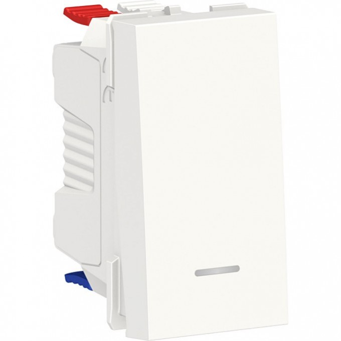 Переключатель 1-клавишный SCHNEIDER ELECTRIC UNICA MODULAR, с нейтралью, сх.6а, 1 модуль, белый NU310318S Переключатель 1-клавишный SCHNEIDER ELECTRIC UNICA MODULAR, с нейтралью, сх.6а, 1 модуль, белый NU310318S