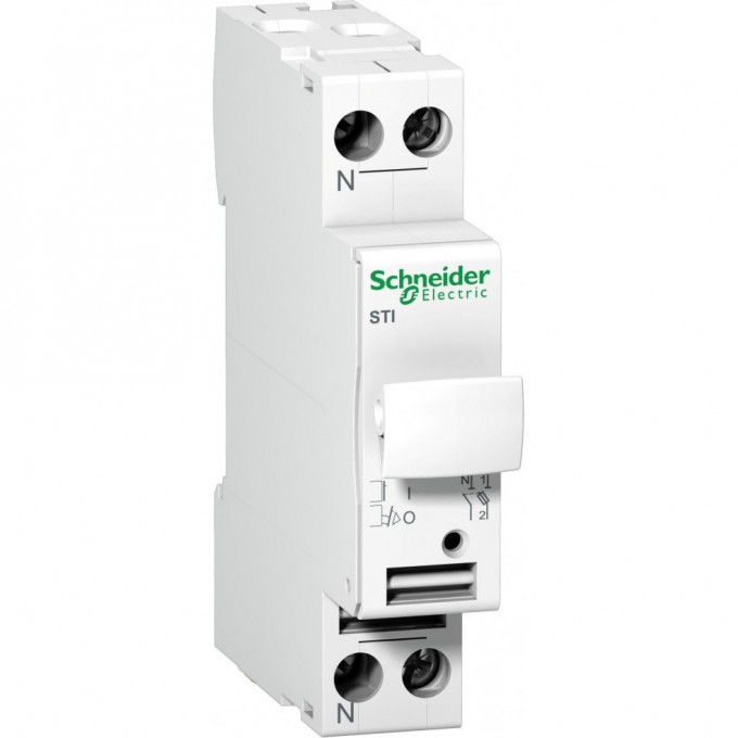 Предохранитель-разъединитель SCHNEIDER ELECTRIC ACTI 9 STI 1П+Н 10,3X38 500В A9N15646 Предохранитель-разъединитель SCHNEIDER ELECTRIC ACTI 9 STI 1П+Н 10,3X38 500В A9N15646