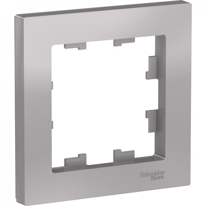 Рамка 1-постовая SCHNEIDER ELECTRIC ATLASDESIGN алюминий ATN000301 Рамка 1-постовая SCHNEIDER ELECTRIC ATLASDESIGN алюминий ATN000301