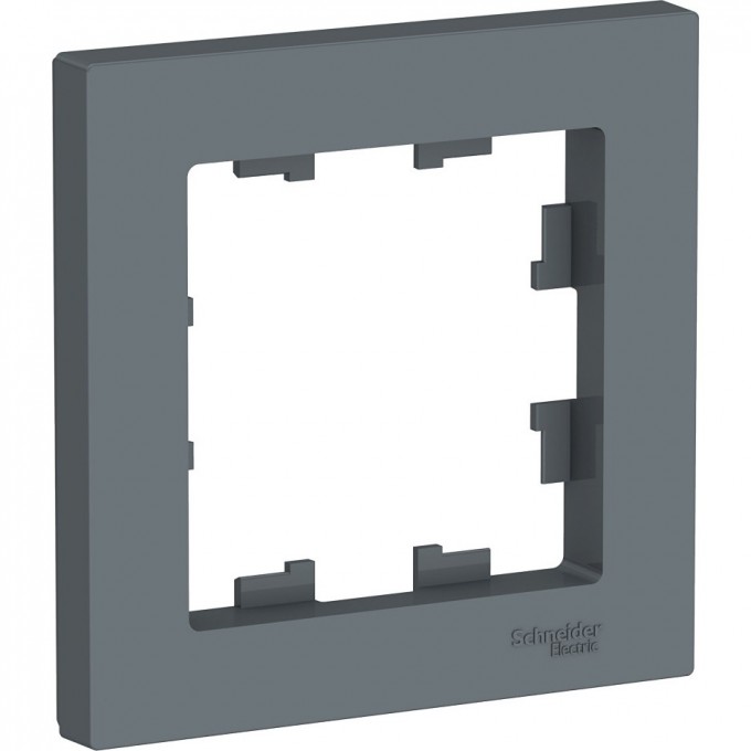 Рамка 1-постовая SCHNEIDER ELECTRIC ATLASDESIGN грифель ATN000701 Рамка 1-постовая SCHNEIDER ELECTRIC ATLASDESIGN грифель ATN000701