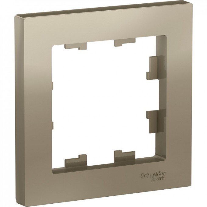 Рамка 1-постовая SCHNEIDER ELECTRIC ATLASDESIGN шампань ATN000501 Рамка 1-постовая SCHNEIDER ELECTRIC ATLASDESIGN шампань ATN000501