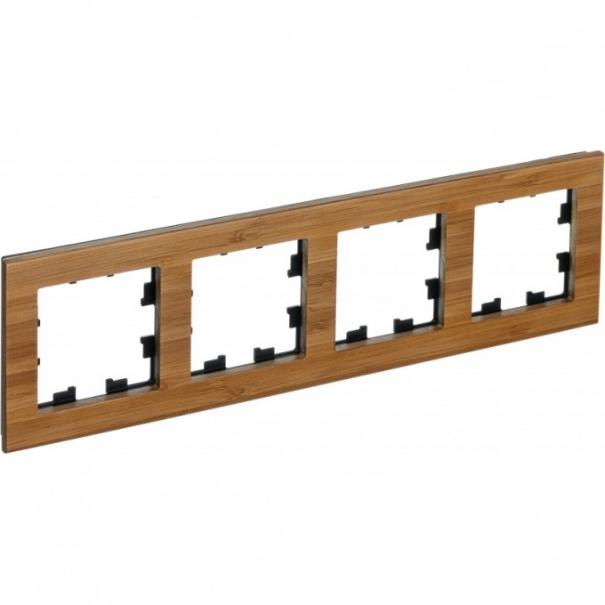 Рамка 4-постовая SCHNEIDER ELECTRIC ATLASDESIGN NATURE, дерево бамбук ATN353204 Рамка 4-постовая SCHNEIDER ELECTRIC ATLASDESIGN NATURE, дерево бамбук ATN353204