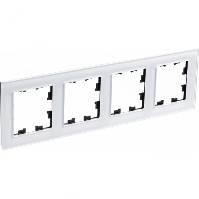 Рамка 4-постовая SCHNEIDER ELECTRIC ATLASDESIGN NATURE, органическое стекло белый ATN320104 Рамка 4-постовая SCHNEIDER ELECTRIC ATLASDESIGN NATURE, органическое стекло белый ATN320104