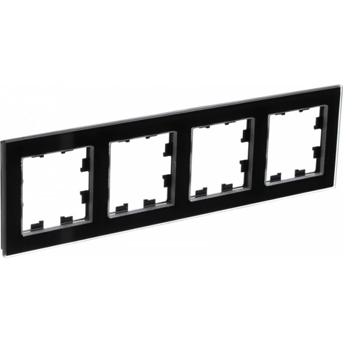 Рамка 4-постовая SCHNEIDER ELECTRIC ATLASDESIGN NATURE, органическое стекло черный ATN321004 Рамка 4-постовая SCHNEIDER ELECTRIC ATLASDESIGN NATURE, органическое стекло черный ATN321004