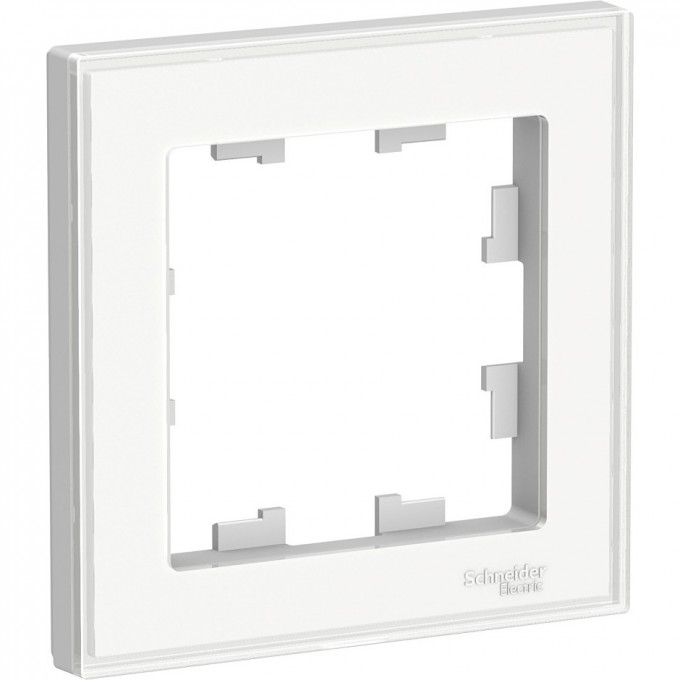 Рамка SCHNEIDER ELECTRIC ATLAS DESIGN ART 1-постовая, белый ATN200101 Рамка SCHNEIDER ELECTRIC ATLAS DESIGN ART 1-постовая, белый ATN200101