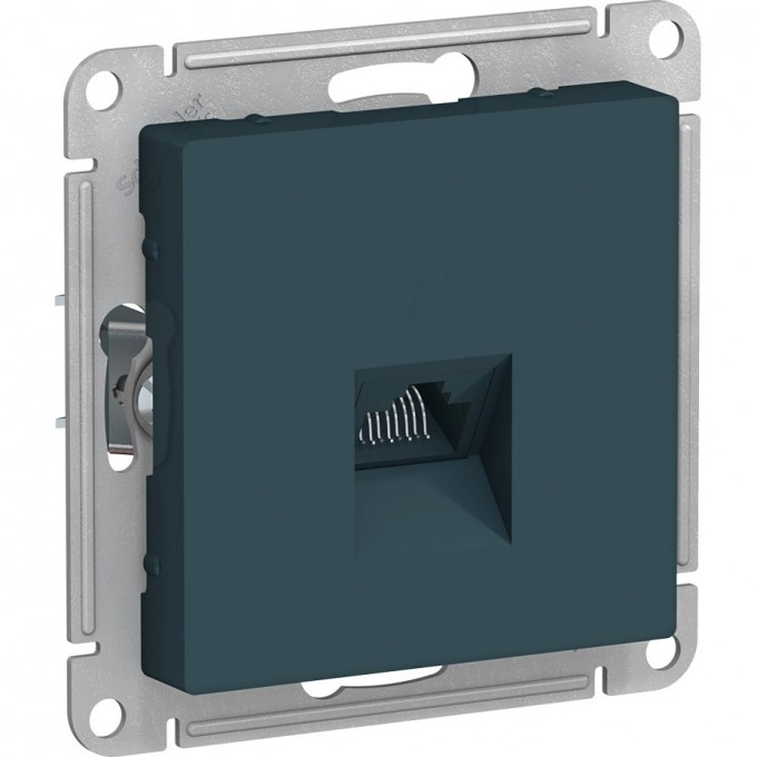 Розетка компьютерная SCHNEIDER ELECTRIC ATLASDESIGN RJ45, кат. 5Е, механизм, ИЗУМРУД ATN000883 Розетка компьютерная SCHNEIDER ELECTRIC ATLASDESIGN RJ45, кат. 5Е, механизм, ИЗУМРУД ATN000883