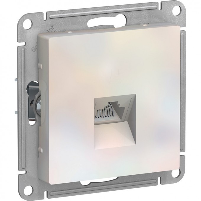 Розетка компьютерная SCHNEIDER ELECTRIC ATLASDESIGN RJ45, кат. 5Е, механизм, ЖЕМЧУГ ATN000483 Розетка компьютерная SCHNEIDER ELECTRIC ATLASDESIGN RJ45, кат. 5Е, механизм, ЖЕМЧУГ ATN000483