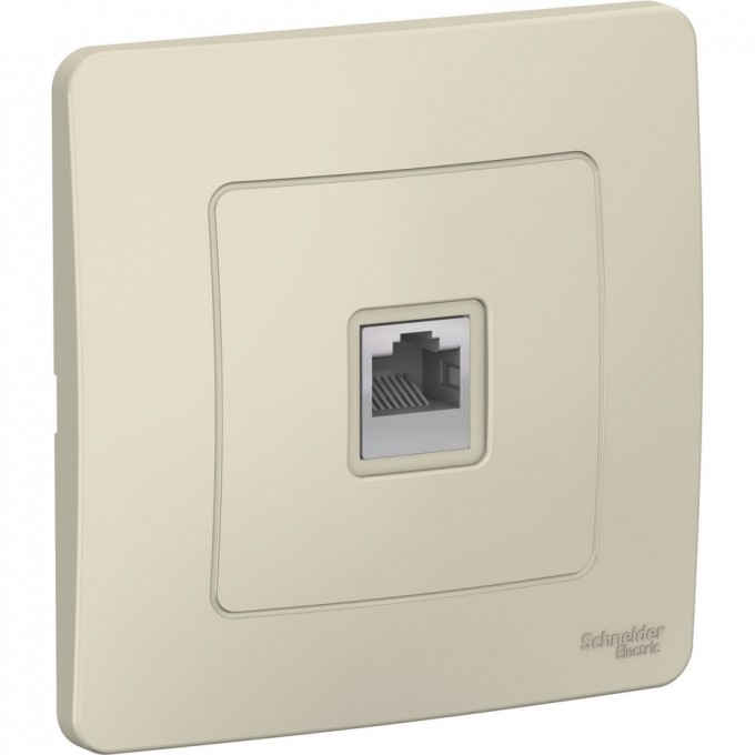 Розетка компьютерная SCHNEIDER ELECTRIC BLANCA с/у, RJ45, кат.5E, МОЛОЧНЫЙ BLNIS045002 Розетка компьютерная SCHNEIDER ELECTRIC BLANCA с/у, RJ45, кат.5E, МОЛОЧНЫЙ BLNIS045002