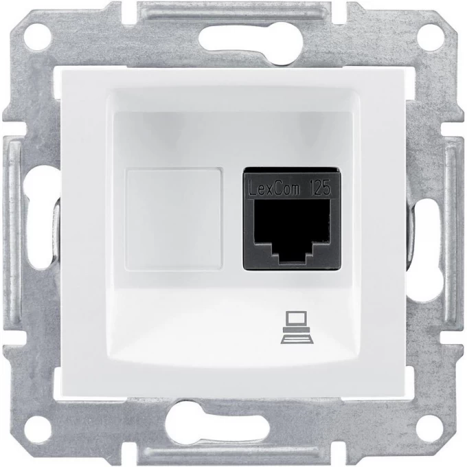 Розетка компьютерная SCHNEIDER ELECTRIC SEDNA RJ45, кат. 6, неэкр. UTP, БЕЛЫЙ SDN4700121 Розетка компьютерная SCHNEIDER ELECTRIC SEDNA RJ45, кат. 6, неэкр. UTP, БЕЛЫЙ SDN4700121