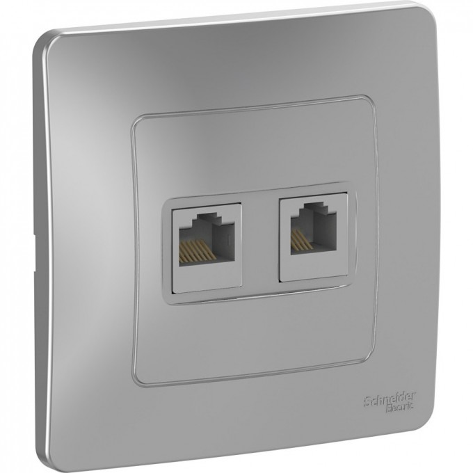 Розетка компьютерная/телефонная SCHNEIDER ELECTRIC BLANCA, с/у, RJ45+RJ11, кат.5E, АЛЮМИНИЙ BLNIS045113 Розетка компьютерная/телефонная SCHNEIDER ELECTRIC BLANCA, с/у, RJ45+RJ11, кат.5E, АЛЮМИНИЙ BLNIS045113
